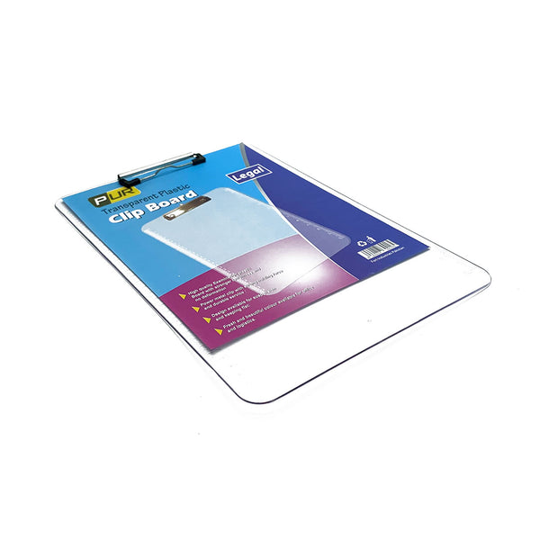 Transparent Plastic Clipboard - PUR