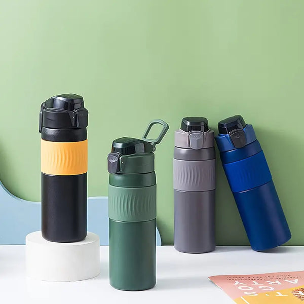 Stainless Steel Insulated Water Bottle - Portable, Leakproof Flask - 829