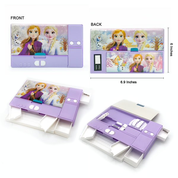 Jumbo Magnet Pencil Box With Sharpener