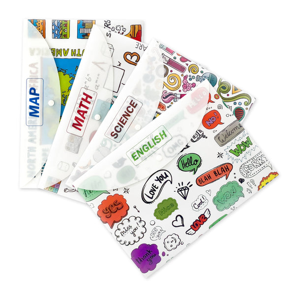 A4 Clear Document Bag