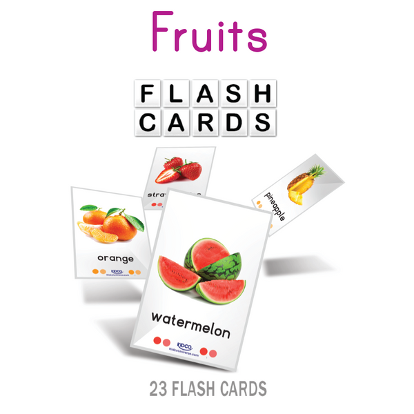 Fruits Flash Cards - Kidco