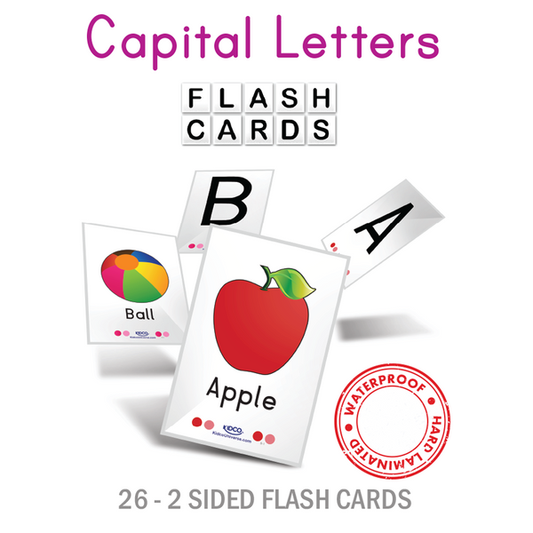 Capital Letters Flash Cards - Kidco