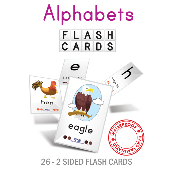 Alphabets Flash Cards - Kidco