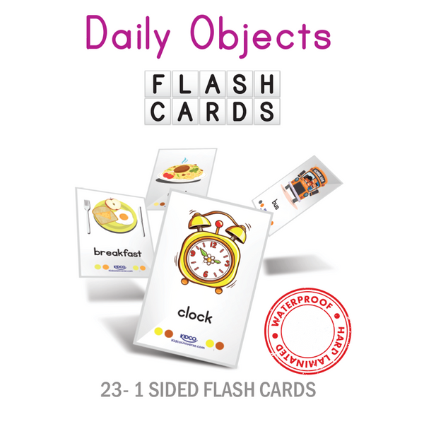 Daily Objects Flash Cards - Kidco