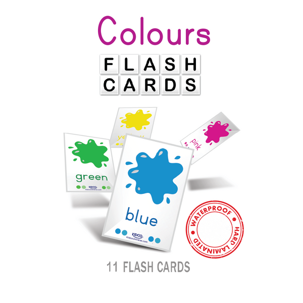 Colours Flash Cards - Kidco